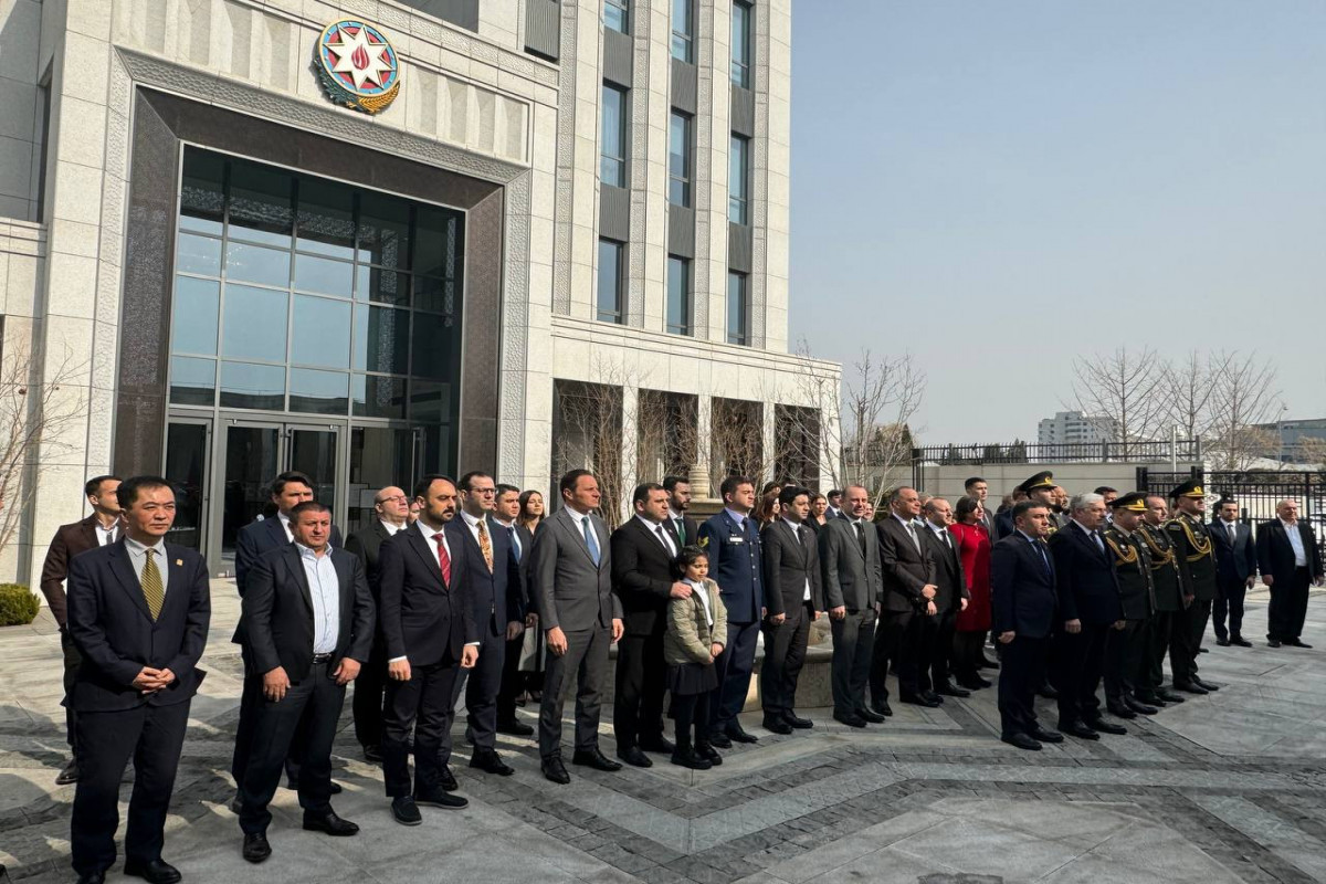 Azerbaijani Embassy in China commemorates Khojaly Genocide-<span class="red_color">PHOTO