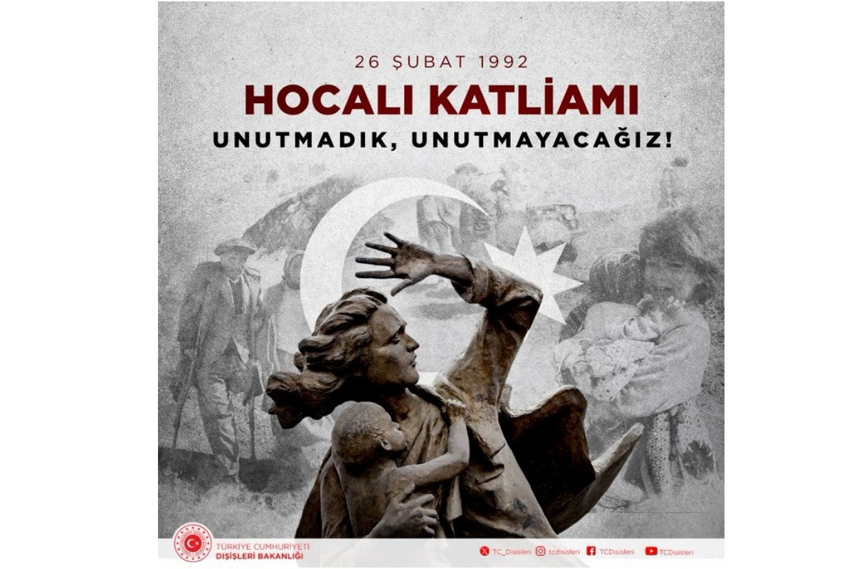 Türkiyə XİN: Xocalı qətliamı insanlıq tarixinə qara ləkə olaraq keçib