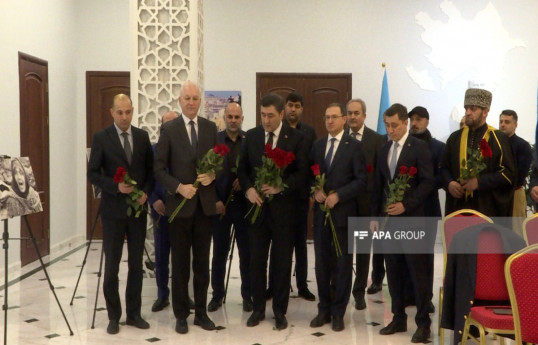 Astanada Xocalı faciəsinin ildönümünə həsr olunmuş tədbir keçirilib - FOTO 