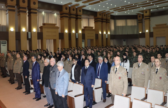 FHN Akademiyasında Xocalı soyqırımı ilə bağlı tədbir keçirilib