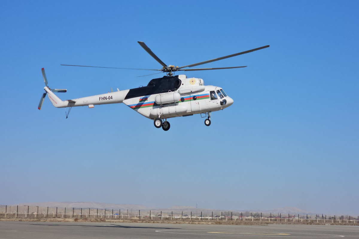 Helikopterlərlə vəhşi heyvanların quduzluq xəstəliyinə qarşı peyvəndlənməsi aparılıb