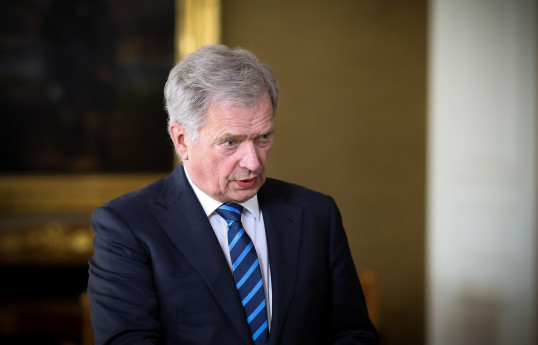 Finlandiyanın Prezidenti Sauli Niinistö