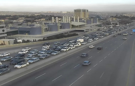 Bakıda sıxlıq müşahidə edilən yollar - SİYAHI 