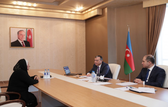 Sahil Babayev İmişlidə vətəndaşları qəbul edib