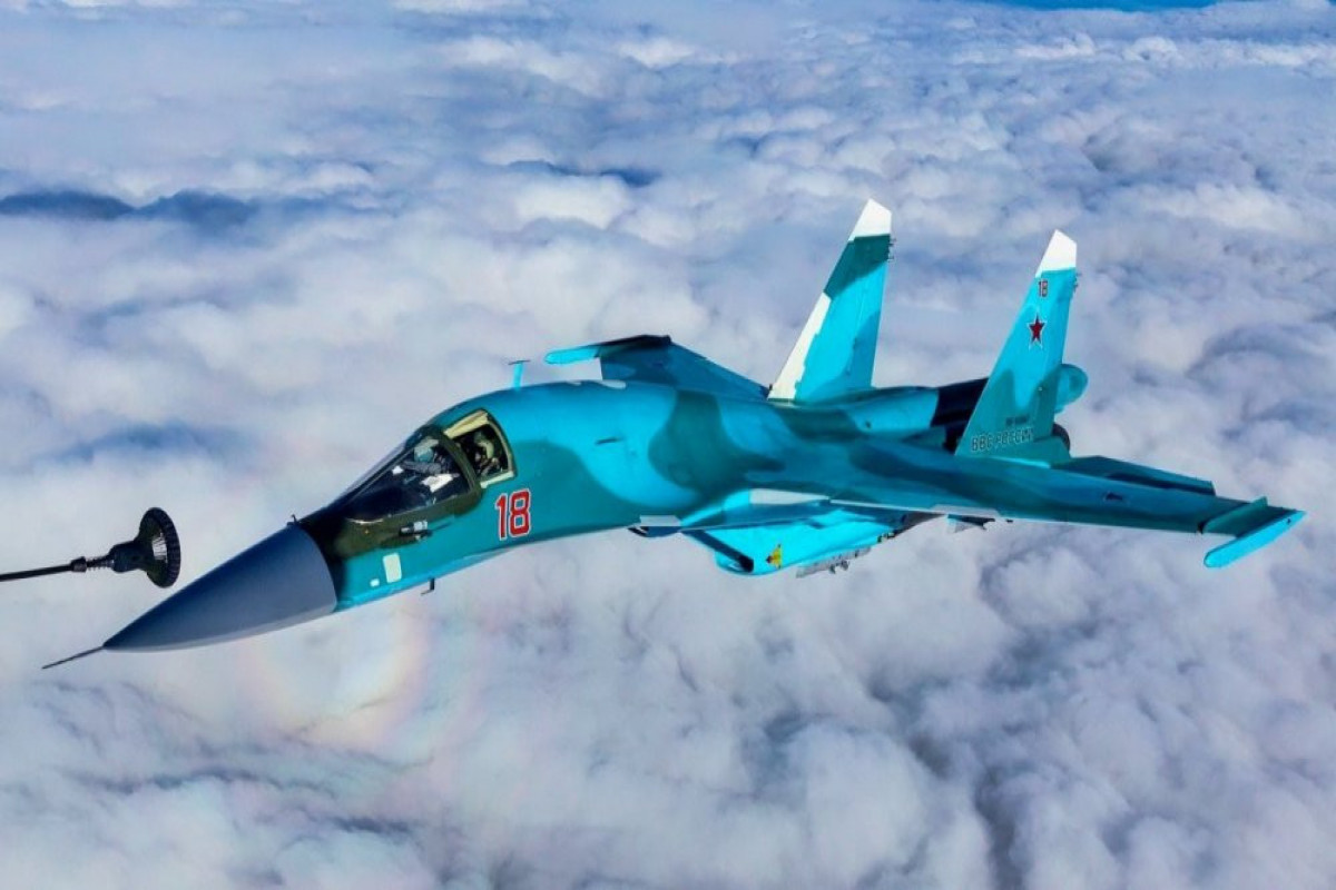 Ukraynada Rusiyanın daha bir Su-34 qırıcısı vurulub