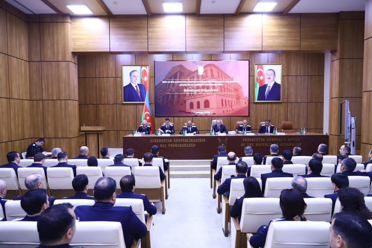 Baş Prokurorluqda əməliyyat müşavirəsi keçirilib