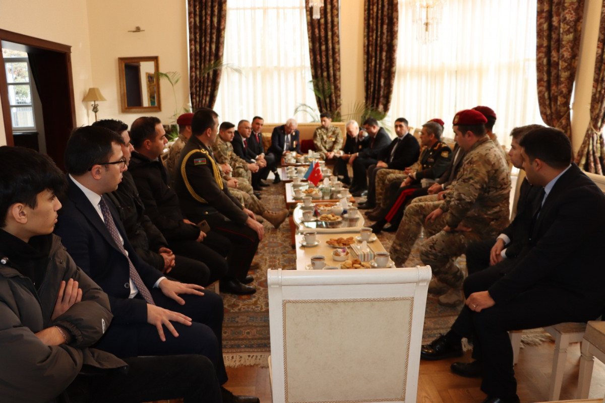 Azərbaycanın Türkiyədəki səfirliyində Vətən Müharibəsi qaziləri ilə görüş keçirilib