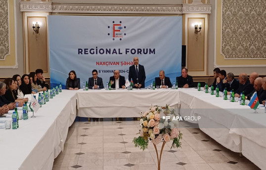 Naxçıvanda regional forum keçirilib - FOTO 