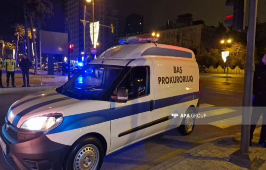 Bakı şəhər prokuroru Perinatal Mərkəzdəki yanğınla bağlı hadisə yerinə gedib