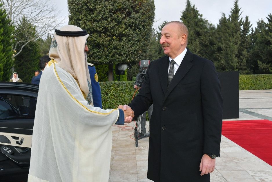 BƏƏ Prezidentinin rəsmi qarşılanma mərasimi olub