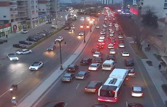 Bakıda sıxlıq müşahidə edilən yollar - SİYAHI 