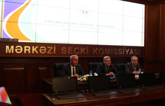 MSK prezident seçkiləri ilə əlaqədar aşağı seçki komissiyaları üçün treninqlərə başlayıb