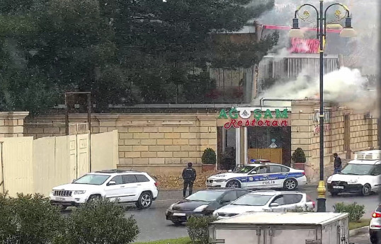 Yasamalda "Şaurma 1" restoranında yanğın baş verib  - FOTO 