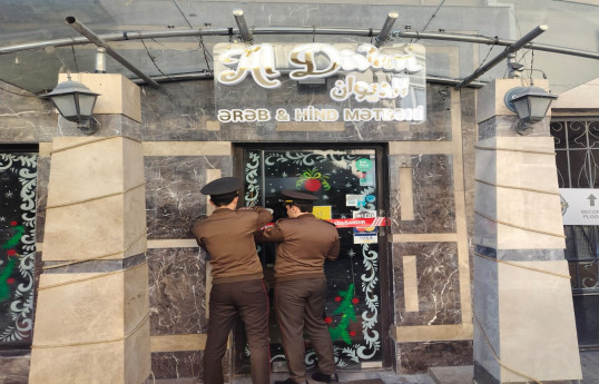 Bakının mərkəzində yanğın təhlükəli restoranın fəaliyyəti dayandırılıb  - VİDEO 