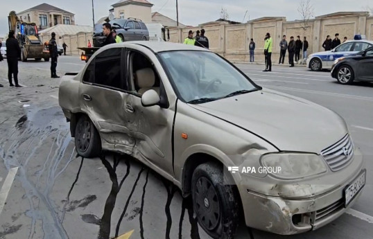 Naxçıvanda "Opel" və "Nissan" toqquşub - FOTO 