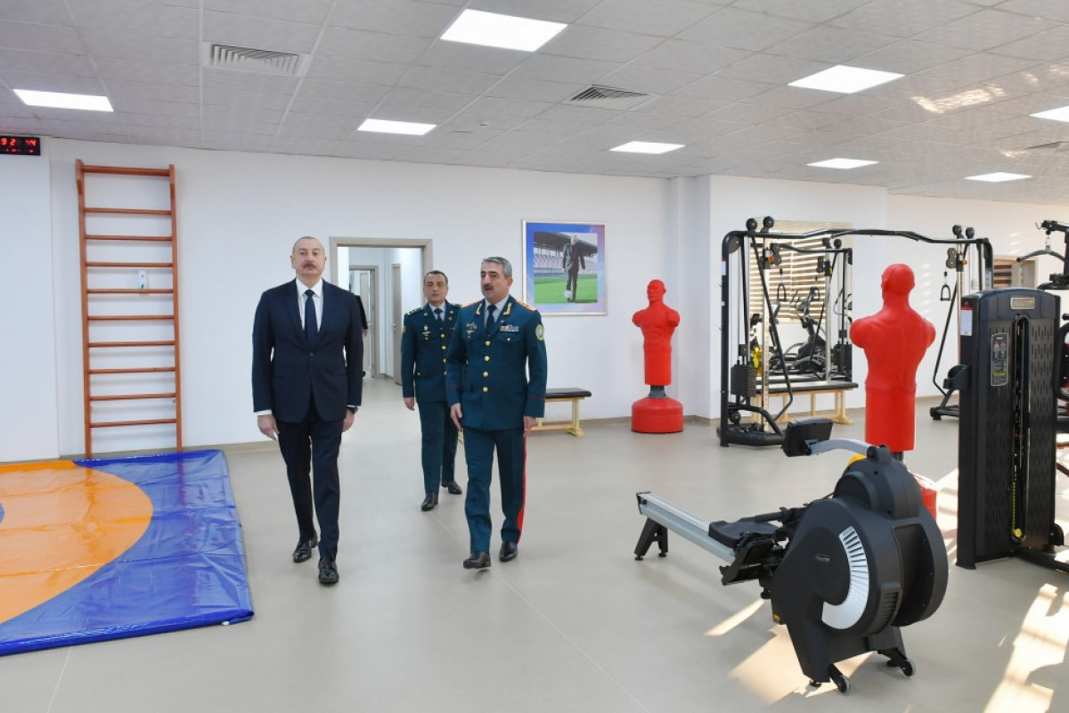 Prezident Bakıda DSX-nın yeni hərbi hospital kompleksinin açılışında iştirak edib - FOTO 