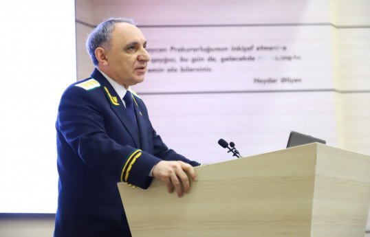 Kamran Əliyev: Son 21 ildə prokurorluğa 1203 nəfər işə qəbul edilib