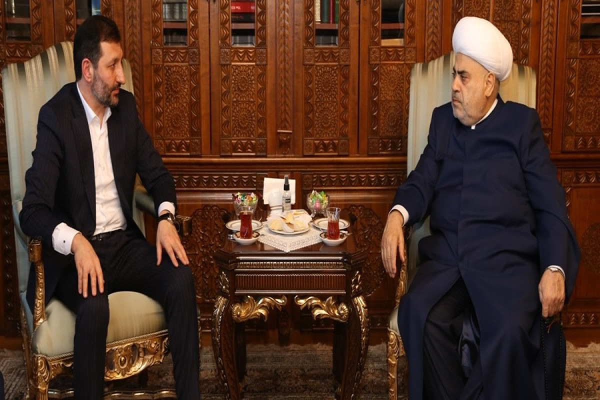 QMİ sədri Gürcüstan müsəlmanlarının rəhbərini qəbul edib