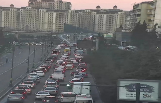 Bakıda sıxlıq müşahidə edilən yollar - SİYAHI 