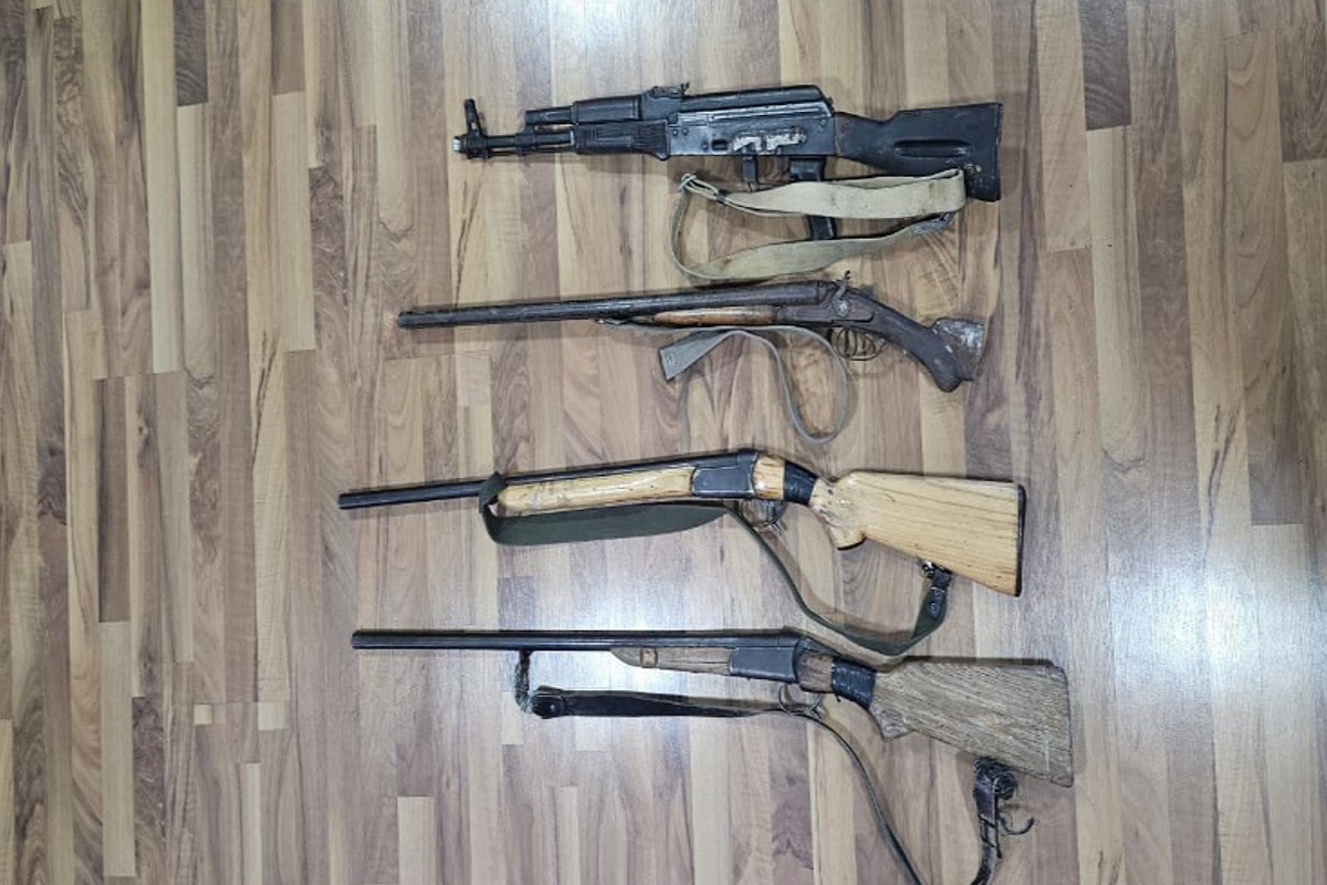 Qaxda silah-sursat aşkarlanıb