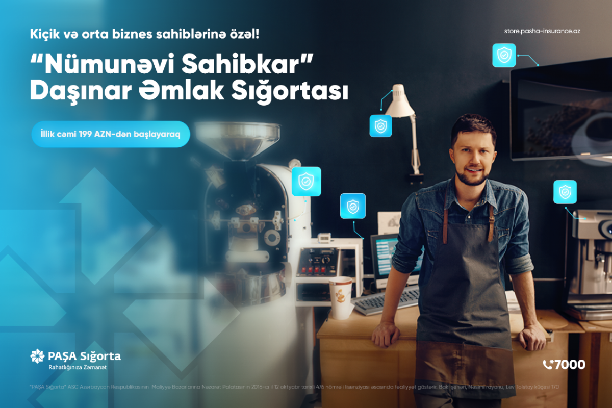 PAŞA Sığorta kiçik və orta biznes sahibkarlarına özəl yeni daşınar əmlak məhsulu təqdim edib