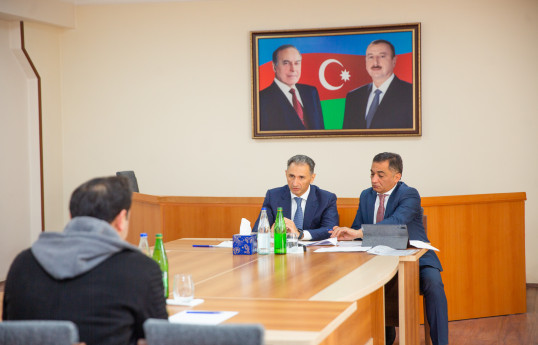 Rəşad Nəbiyev Naxçıvan şəhərində vətəndaşları qəbul edib