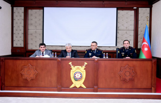 Prezident seçkiləri ilə bağlı Naxçıvanda polislər üçün seminar-müşavirə keçirilib