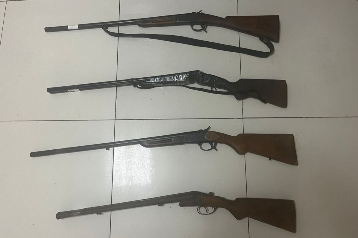 Cəlilabad sakinləri qanunsuz saxladıqları odlu silahları təhvil veriblər