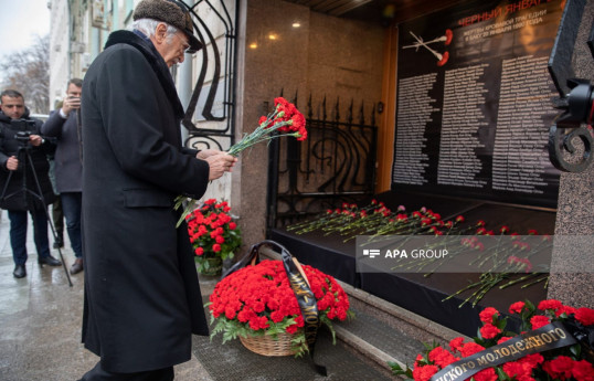 Moskvada 20 Yanvar şəhidlərinin xatirəsi anılıb - FOTO 