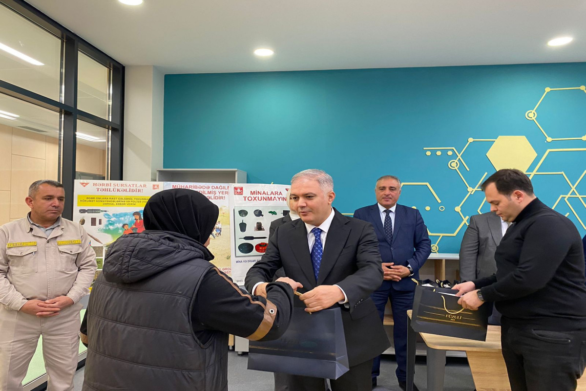 Füzuli şəhərində daha 30 ailəyə mənzillərinin açarları təqdim edilib - YENİLƏNİB-1 