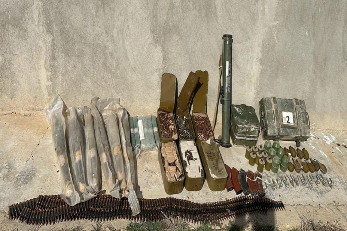 Xocavənddə 24 qumbara, silah-sursat aşkarlanıb