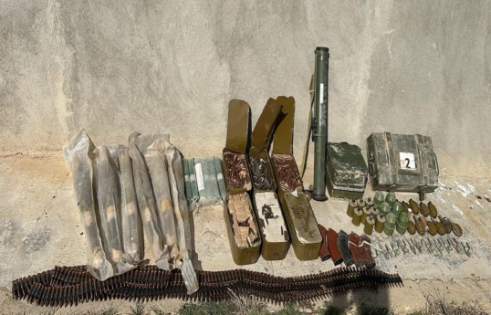 Xocavənddə 24 qumbara, silah-sursat aşkarlanıb