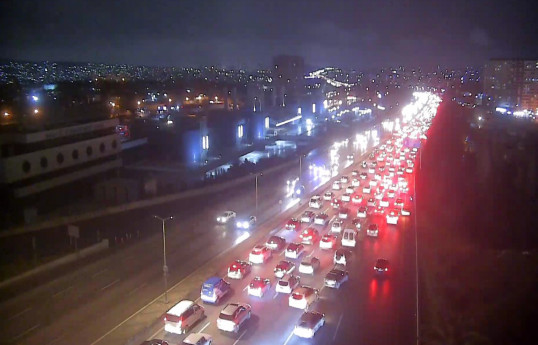 Bakıda 2 istiqamətdə sıxlıq müşahidə  olunur