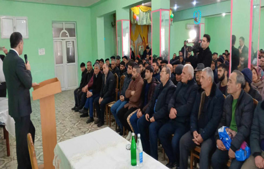 Qüdrət Həsənquliyev Lənkəranda seçicilərlə görüşüb ®