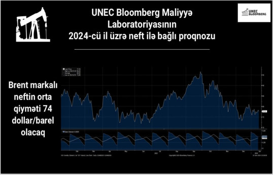 UNEC-in Bloomberg Maliyyə Laboratoriyasının 2024-cü il üçün neft ilə bağlı proqnozu