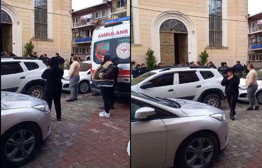 İstanbulda kilsəyə ibadət zaman silahlı hücum olub