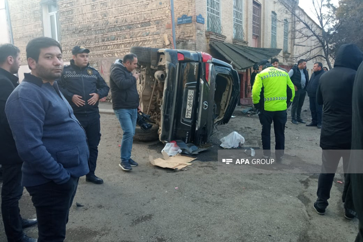 Gəncədə qəza baş verib, piyada ölüb