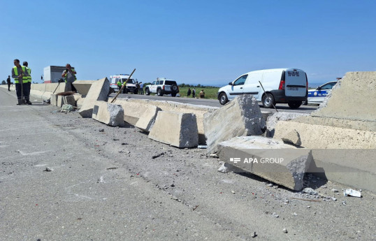 Bakı-Qazax yolunda qəza olub, bir nəfər ölüb, 3 uşaq xəsarət alıb - FOTO  - YENİLƏNİB-1 