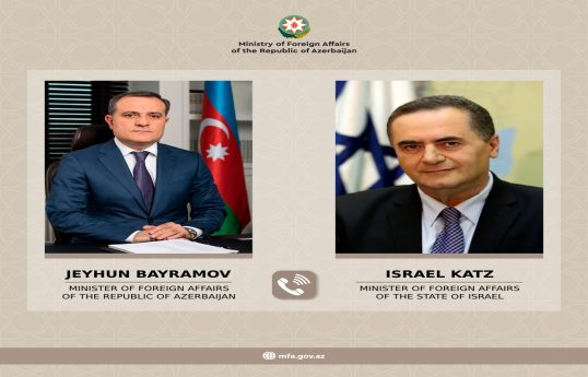 Azərbaycan və İsrail XİN rəhbərləri Qəzzanı müzakirə edib