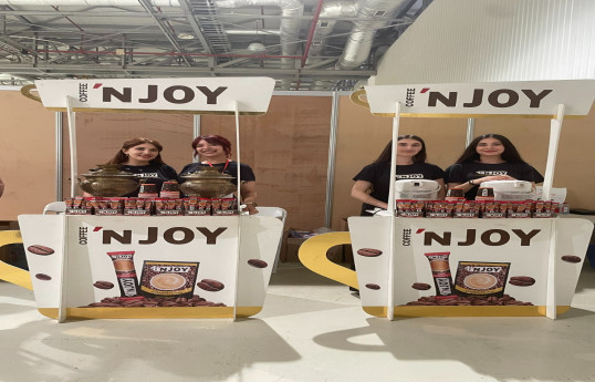 Sevilən kofe markası “Coffee ’nJoy” məşhur sərginin tərəfdaşıdır