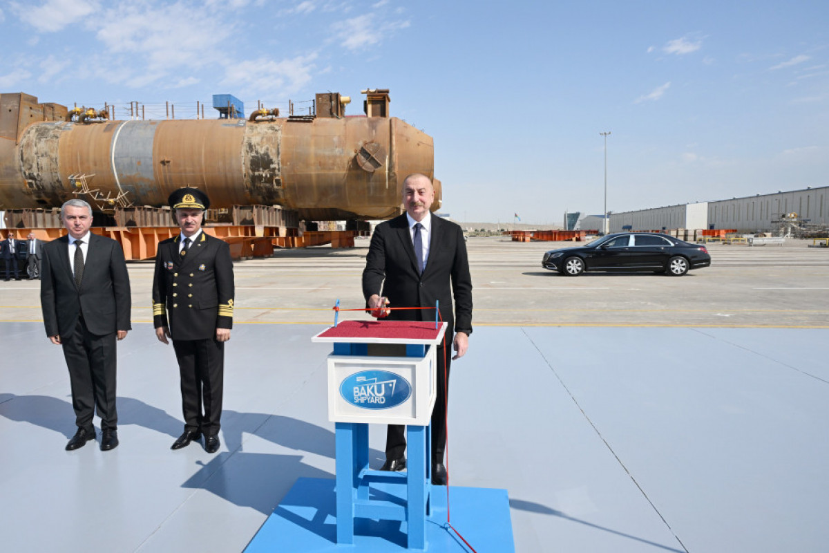 Prezident İlham Əliyev “Zəngilan” tankerinin istismara verilməsi mərasimində iştirak edib - FOTO  - YENİLƏNİB 