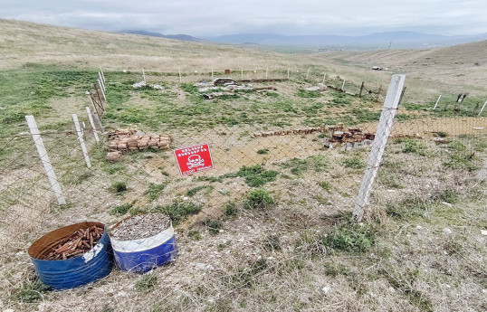 Xocalıda xeyli sayda döyüş sursatı aşkar edilib - FOTO  - VİDEO 
