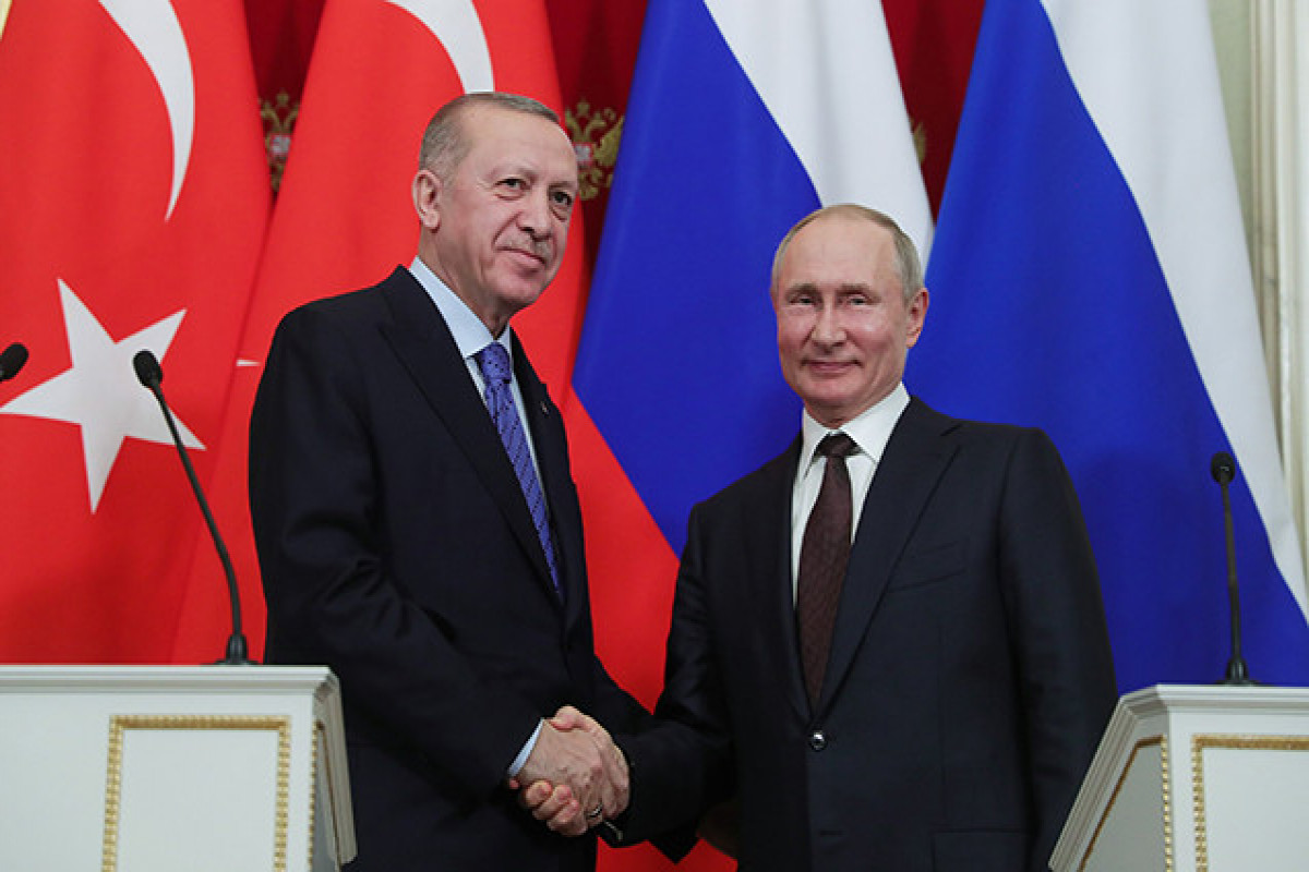 Türkiyə Prezidenti Rəcəb Tayyib Ərdoğan, Rusiya Prezidenti Vladimir Putin