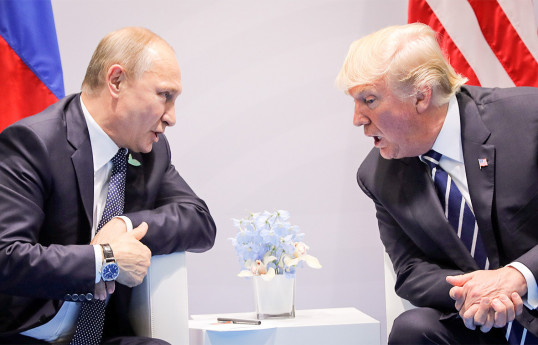 Rusiya Prezidenti Vladimir Putin, ABŞ-nin keçmiş Prezidenti Donald Tramp