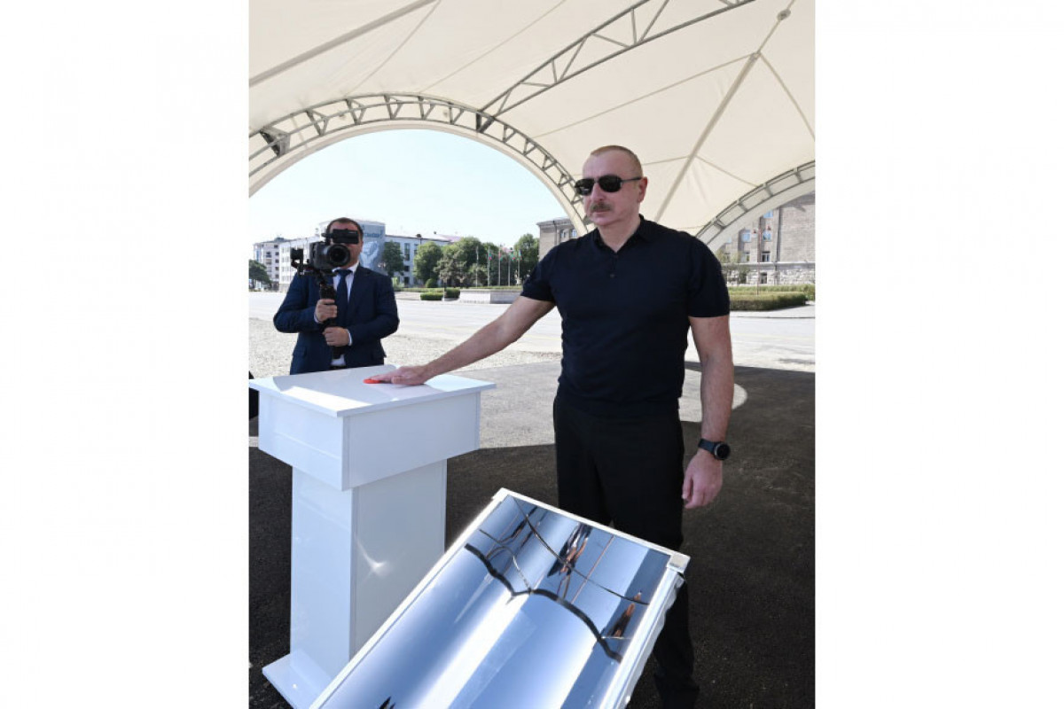 Xankəndi Konqres Mərkəzinin təməli qoyulub - FOTO 
