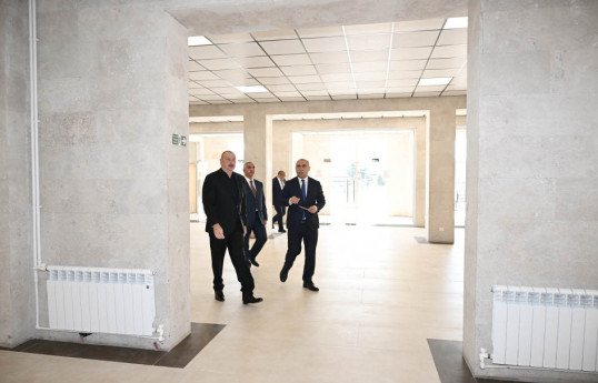 Prezident Xankəndidə Qarabağ Universitetində görülən işlərlə tanış olub - FOTO  - YENİLƏNİB 