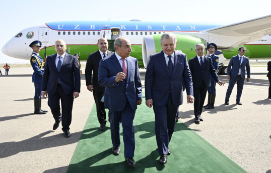 Özbəkistan Prezidenti Şavkat Mirziyoyevin Azərbaycana səfəri başlayıb - FOTO 