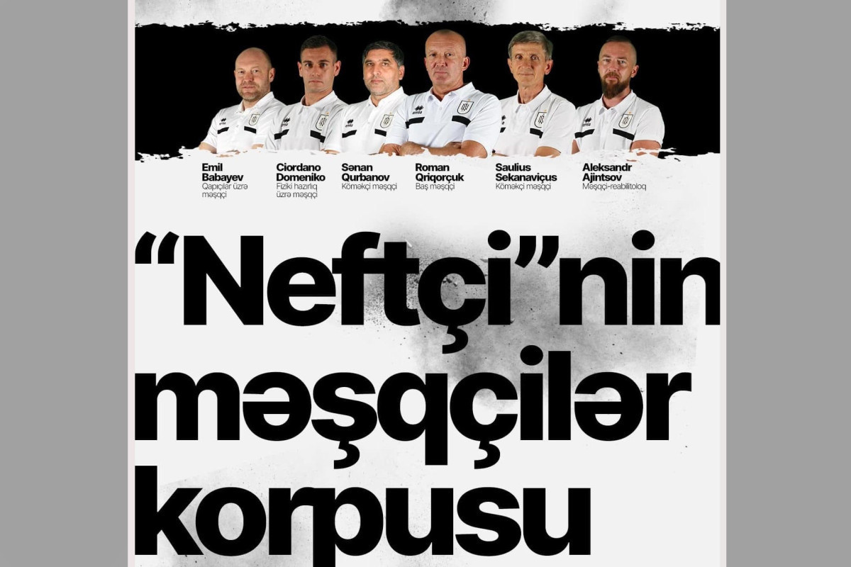 "Neftçi"də yeni məşqçi təyinatları olub