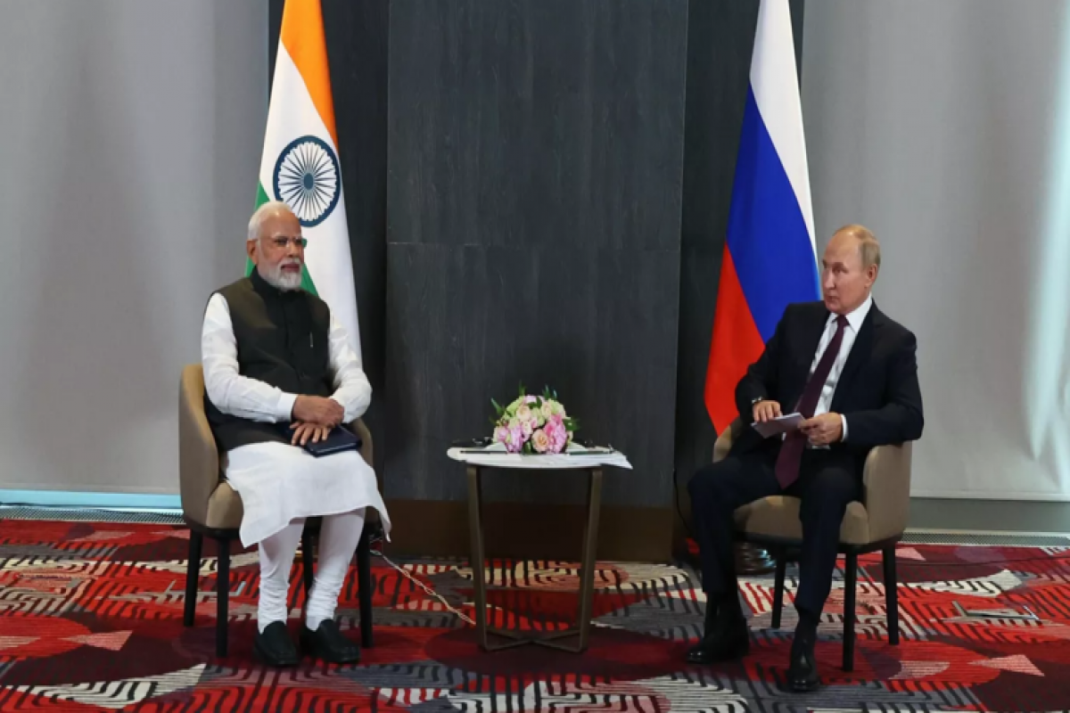 Putin və Modi arasında danışıqlar başlayıb