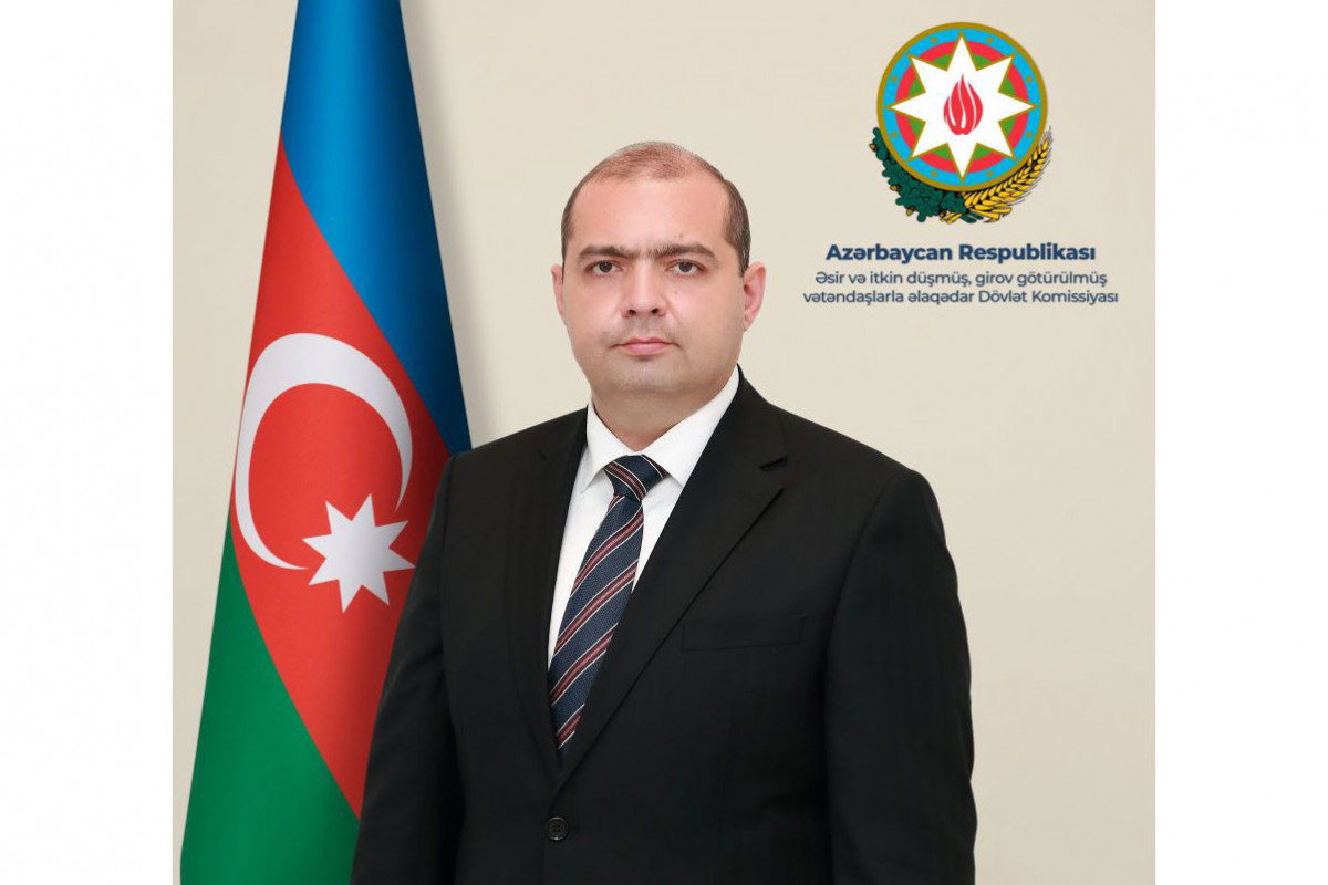 Əsir və itkin düşmüş, girov götürülmüş vətəndaşlarla əlaqədar Dövlət Komissiyasının katibi dəyişib